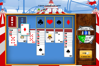 Solitaire Circus gratis online spielen